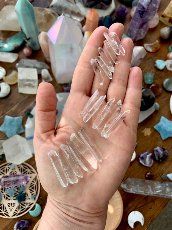 Small Quartz Points for Crystal Grids + Bulk Crystal Points