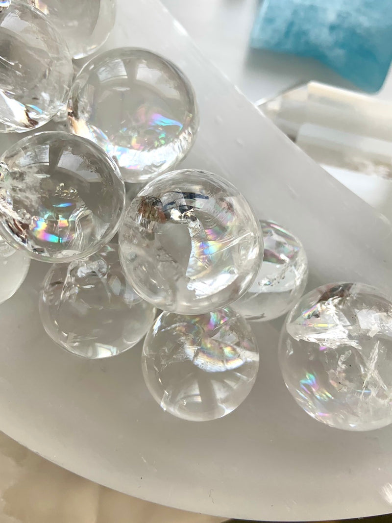 Rainbow Quartz Mini Spheres