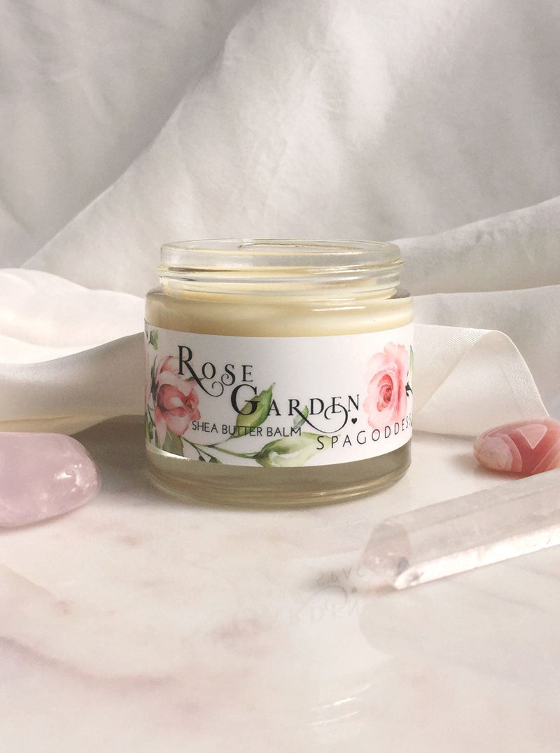 Rose Garden Shea Butter Balm, organic hand cream