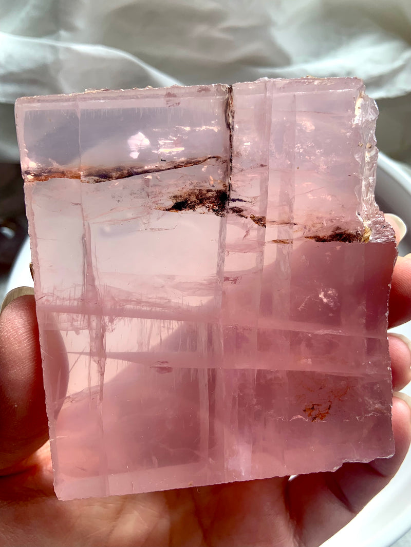 Star Rose Quartz Slab from Mozambique