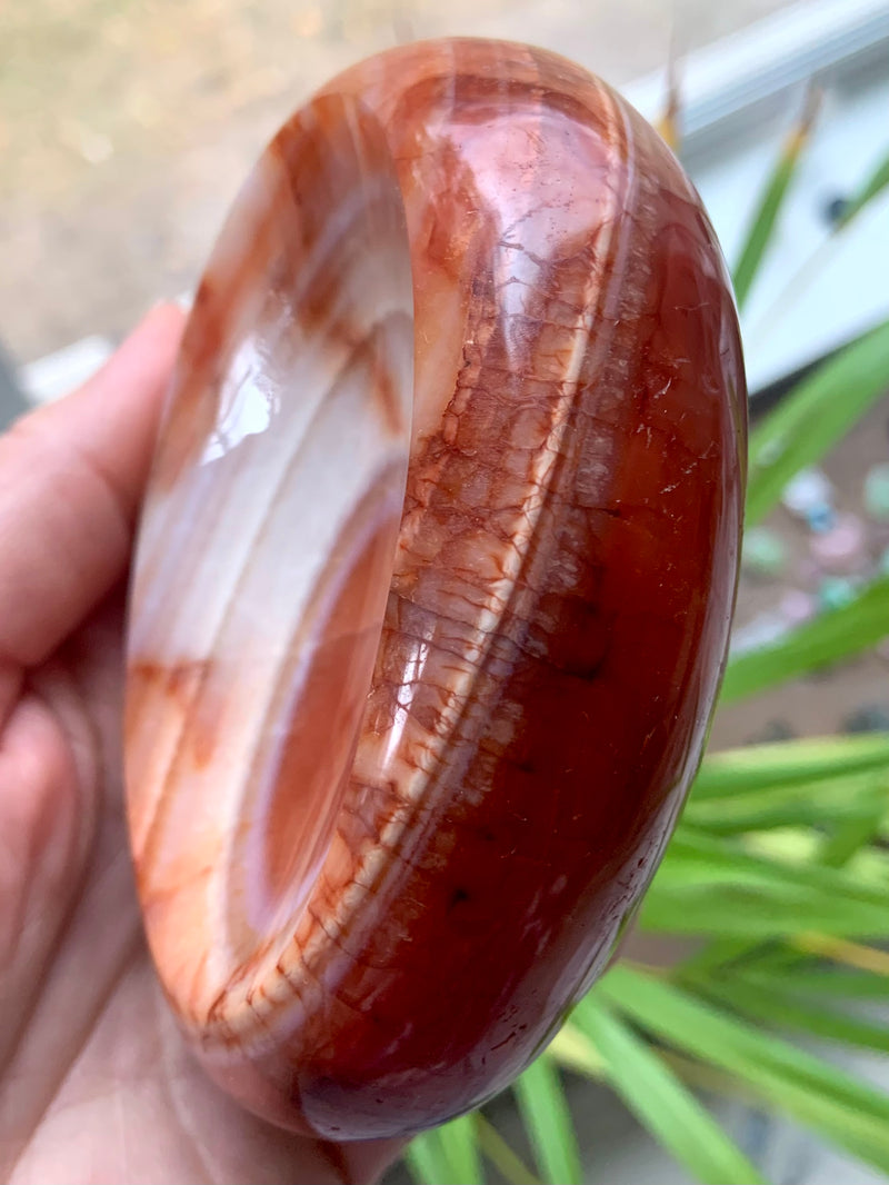 Carnelian Offering Bowl with Bullseye