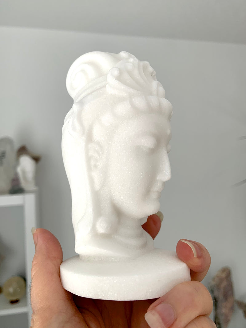 White Jade Quan Yin Statue