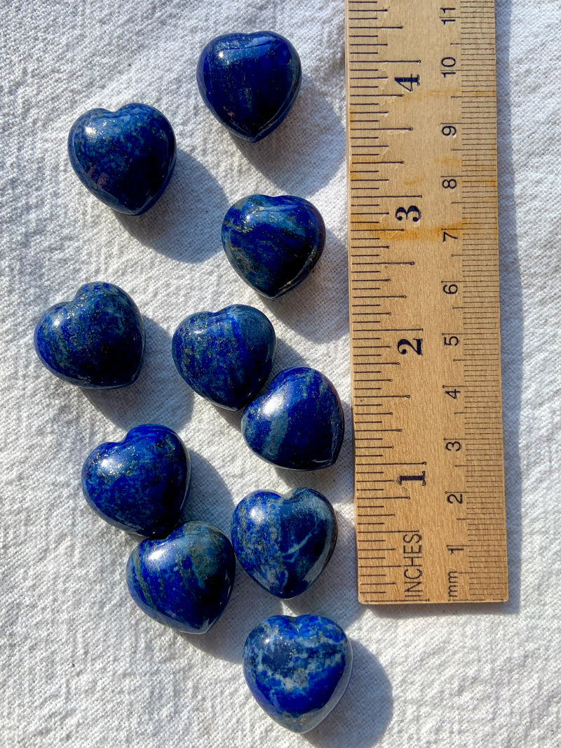 Mini Lapis Lazuli Hearts