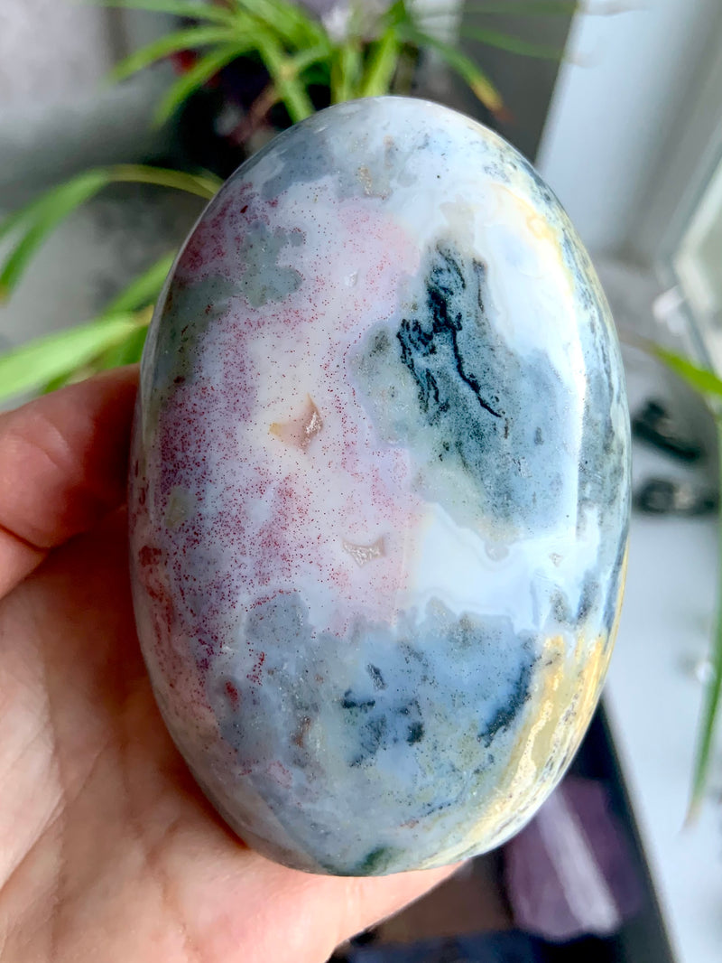 Pastel Ocean Jasper Freeform