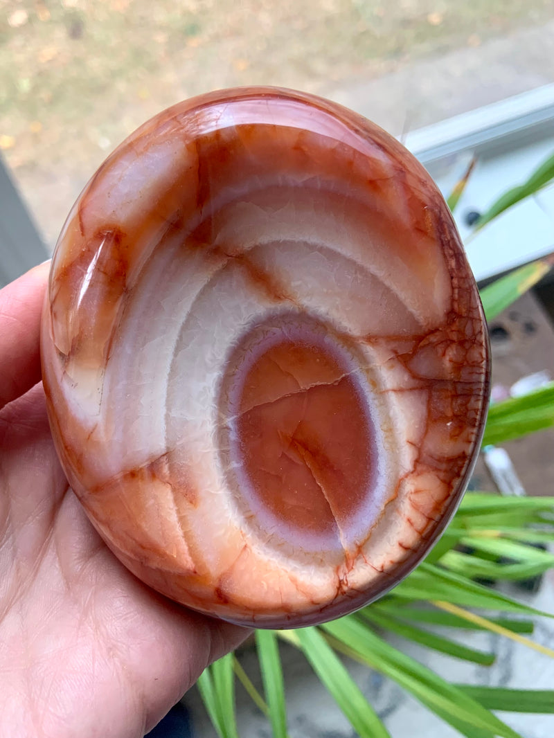 Carnelian Offering Bowl with Bullseye