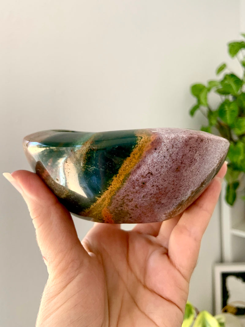 Colorful Ocean Jasper Bowl