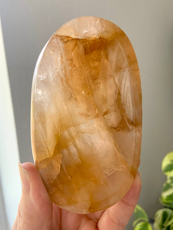 Golden Healer Crystal Quartz Bowl