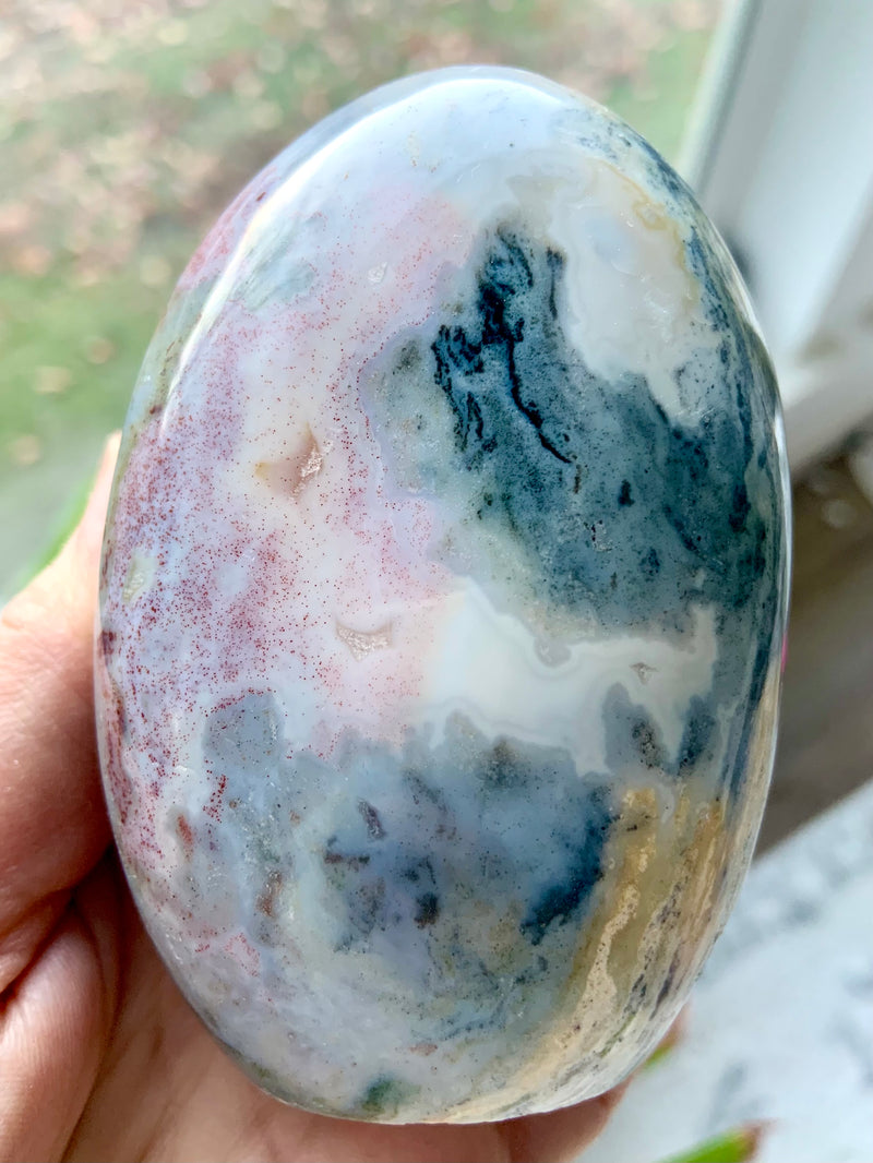 Pastel Ocean Jasper Freeform