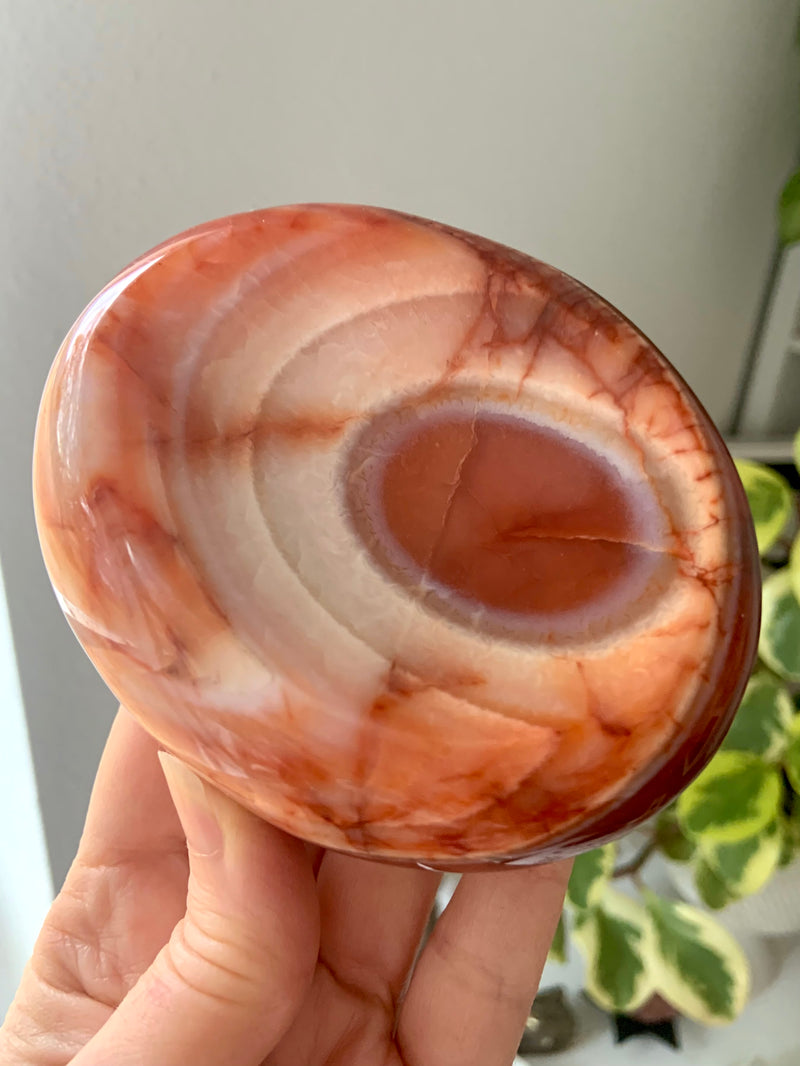 Carnelian Offering Bowl with Bullseye