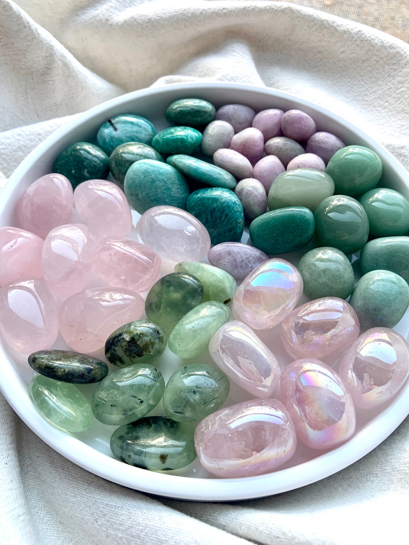 Heart Chakra Crystal Set