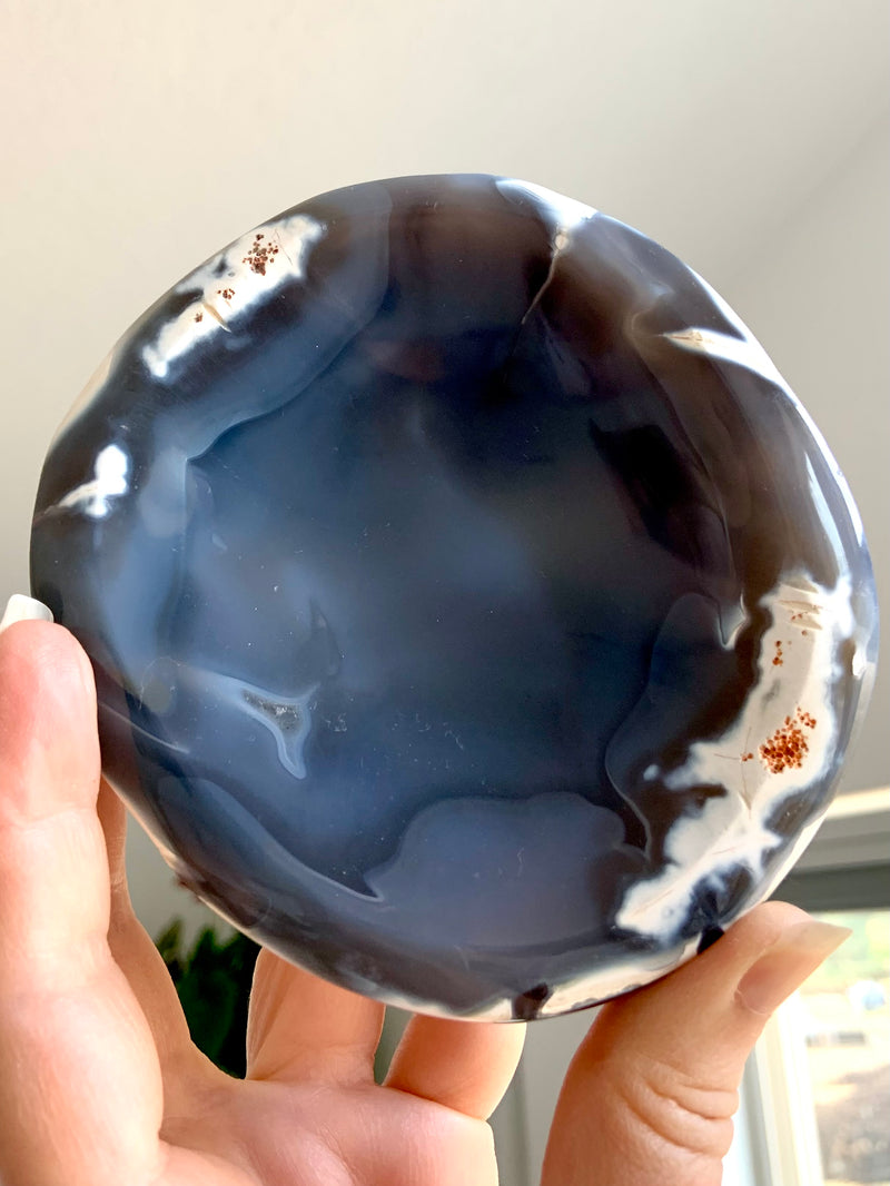 Orca Agate Offering Bowl