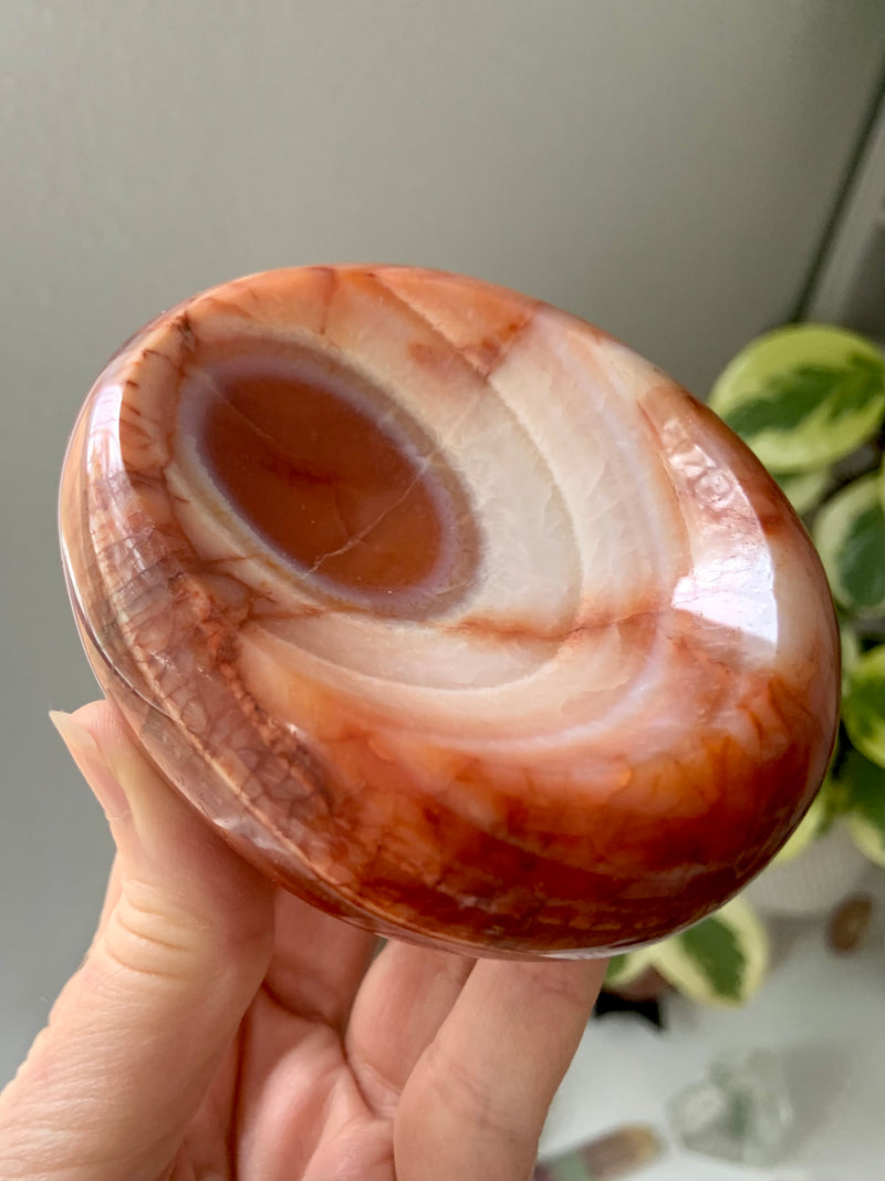 Carnelian Offering Bowl with Bullseye