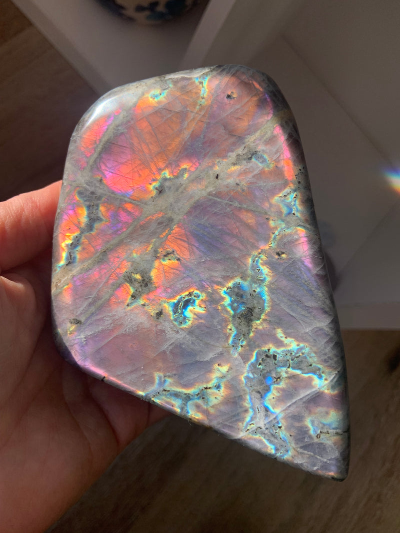 Fiery Sunset Labradorite Freeform