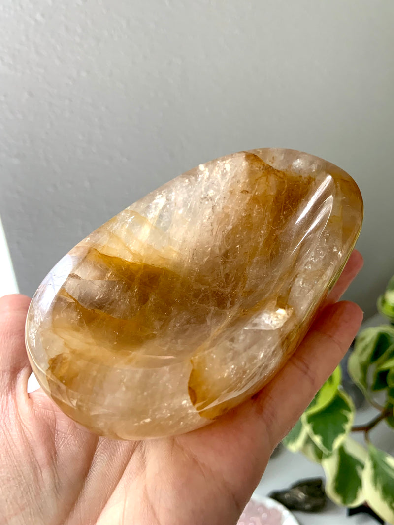 Golden Healer Crystal Quartz Bowl