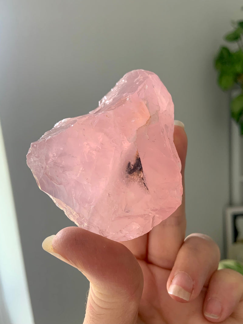 High Quality Rose Quartz Chunk