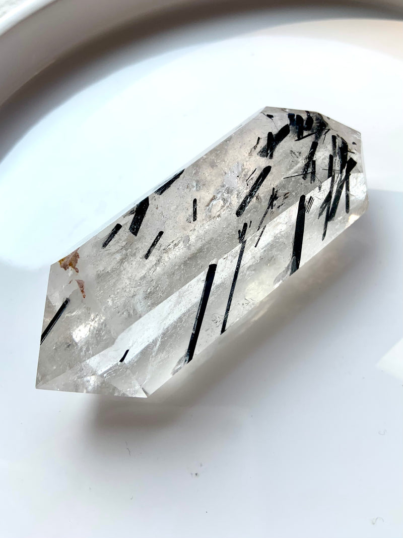 High Quality Black Tourmaline in Quartz DT