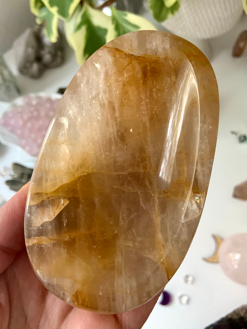 Golden Healer Crystal Quartz Bowl