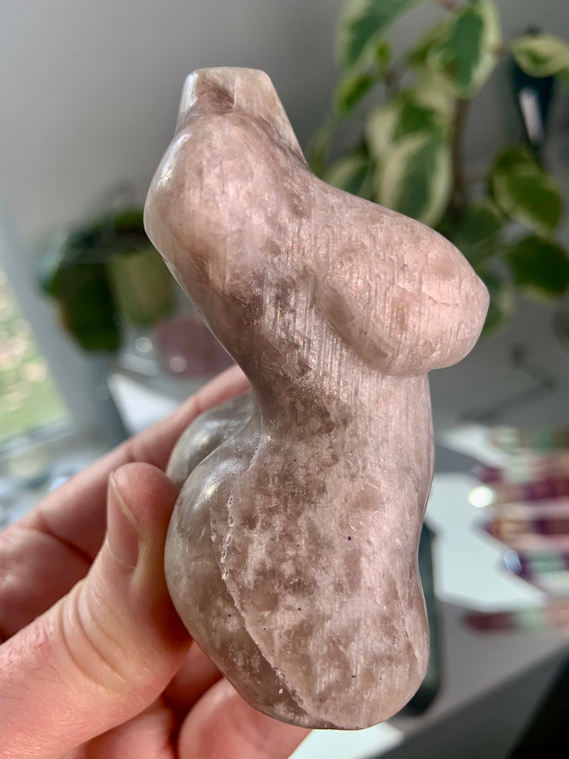 Sunstone Moonstone Goddess Figurine