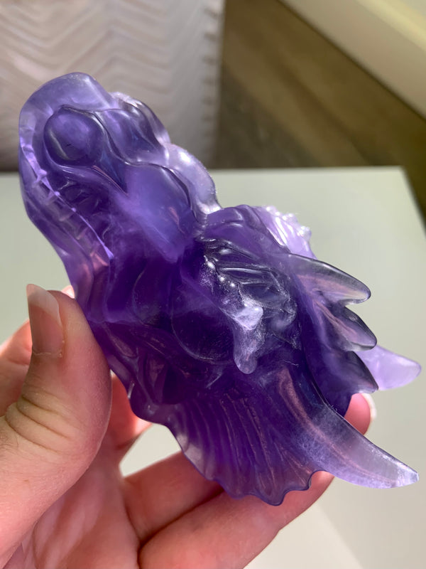 Purple Fluorite Dragon