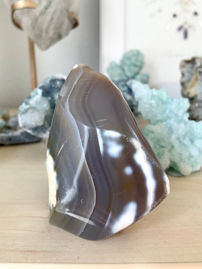 Orca Agate Carnelian Flame