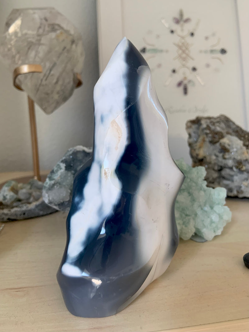 Big Orca Agate Flame