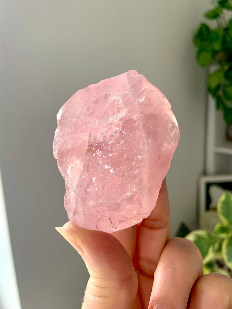 High Quality Rose Quartz Chunk