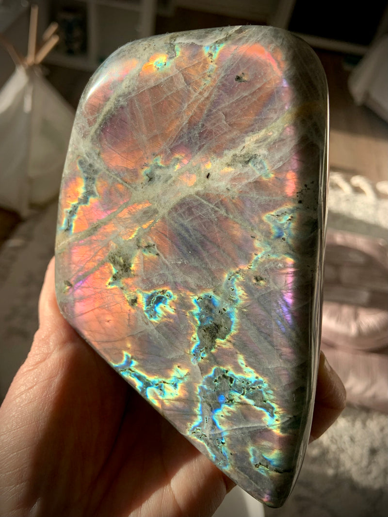 Fiery Sunset Labradorite Freeform