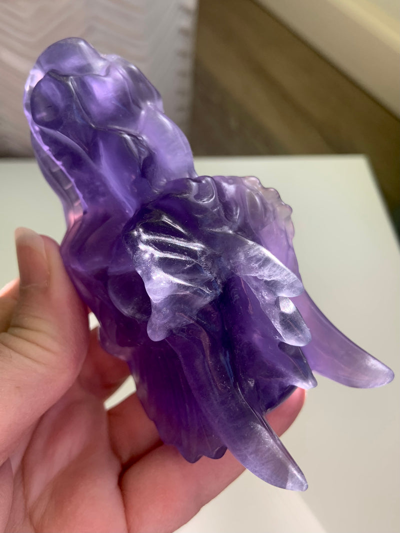 Purple Fluorite Dragon