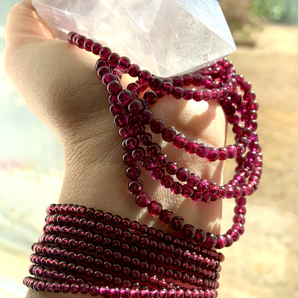 Red Garnet Bracelet – Joseph Brooks Jewelry