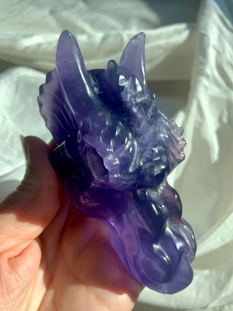 Purple Fluorite Dragon