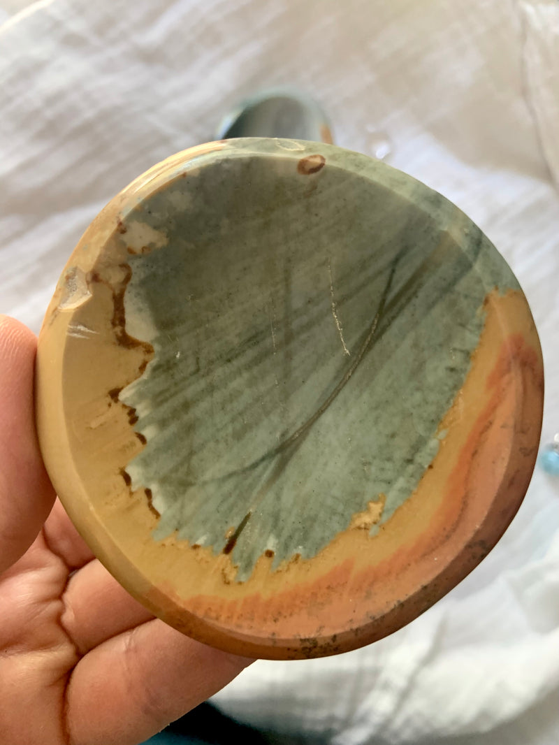 Pastel Polychrome Jasper Bowls