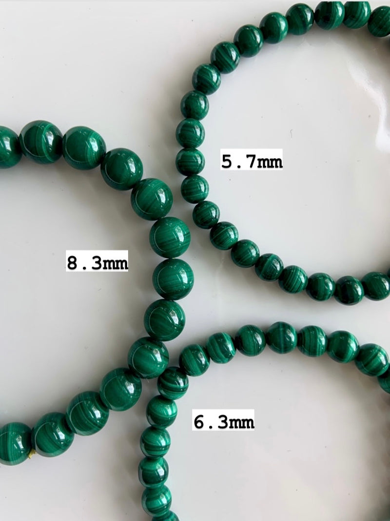 Malachite Beaded Bracelets