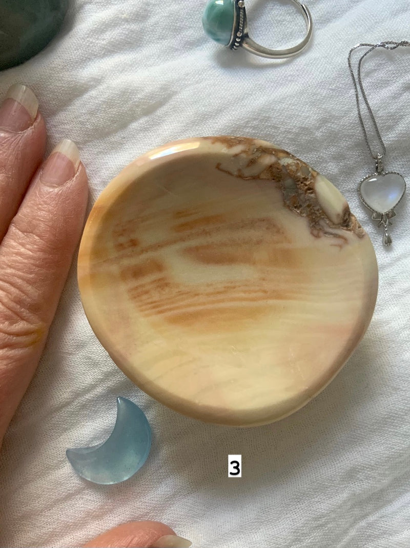 Pastel Polychrome Jasper Bowls