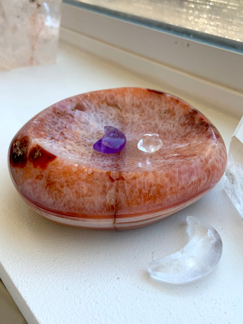 Carnelian Crystal Bowl