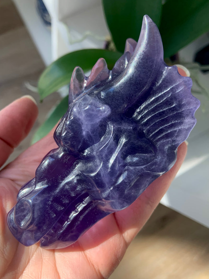 Purple Fluorite Dragon