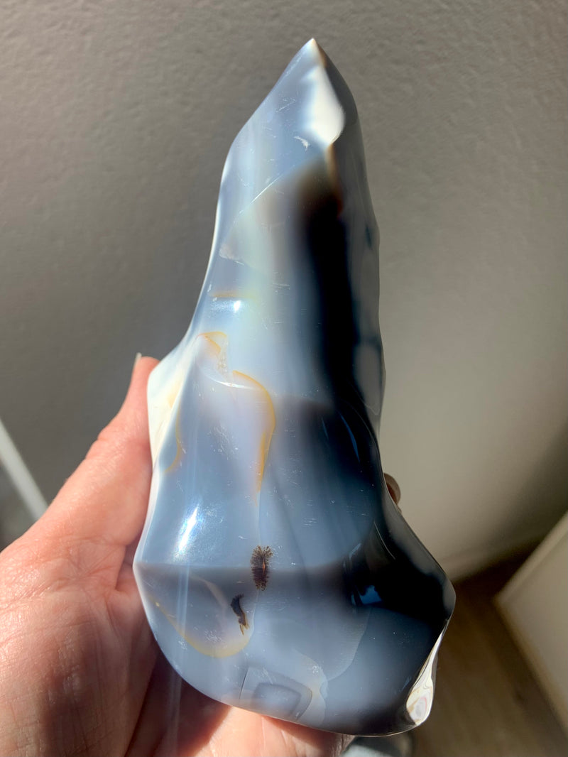 Big Orca Agate Flame