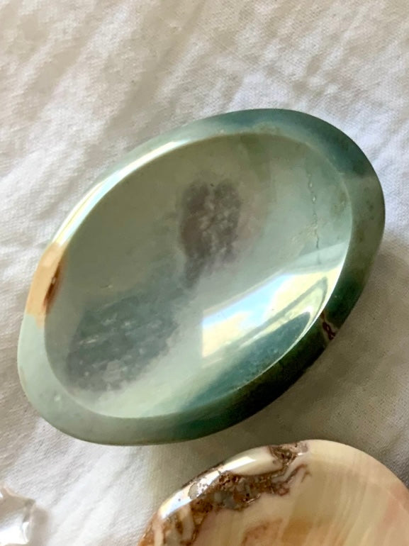 Blue Polychrome Jasper Bowl