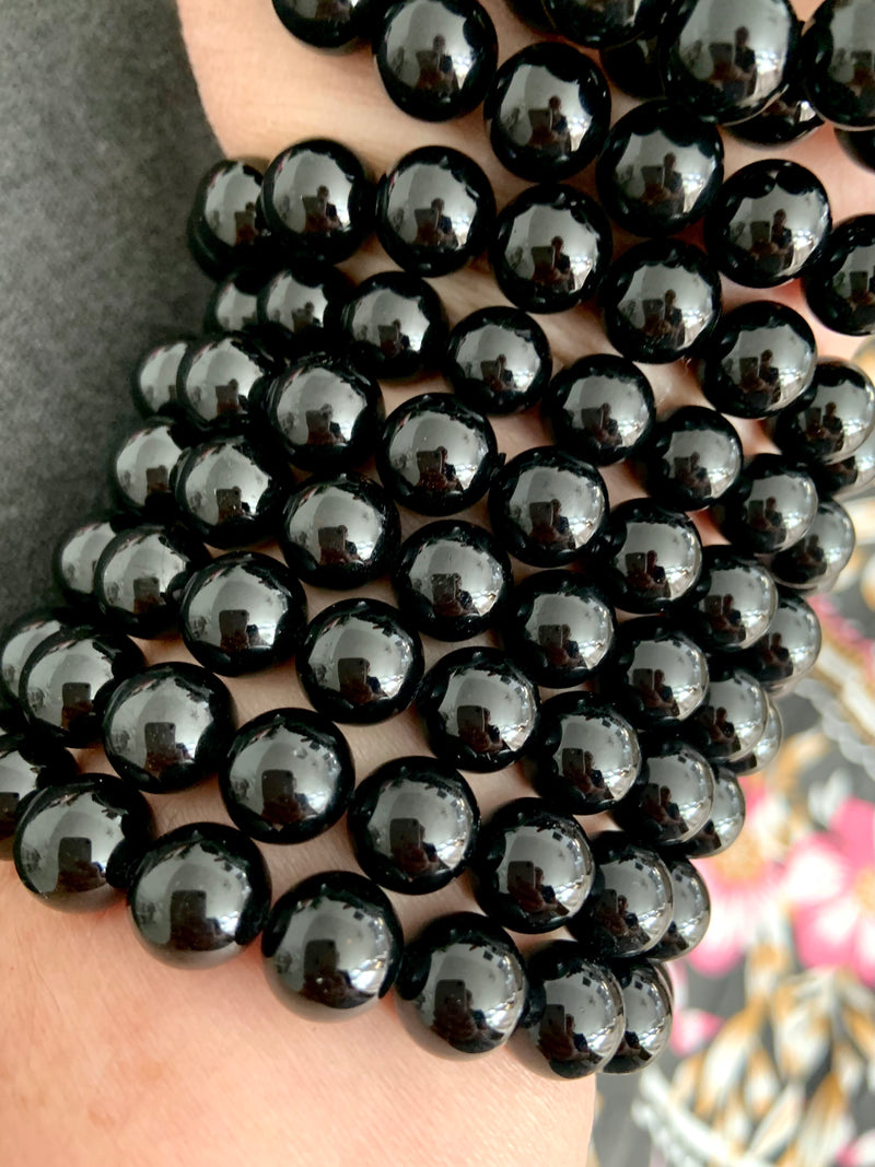 Black Tourmaline Bracelets for Energetic Protection