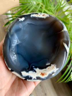 Orca Agate Offering Bowl