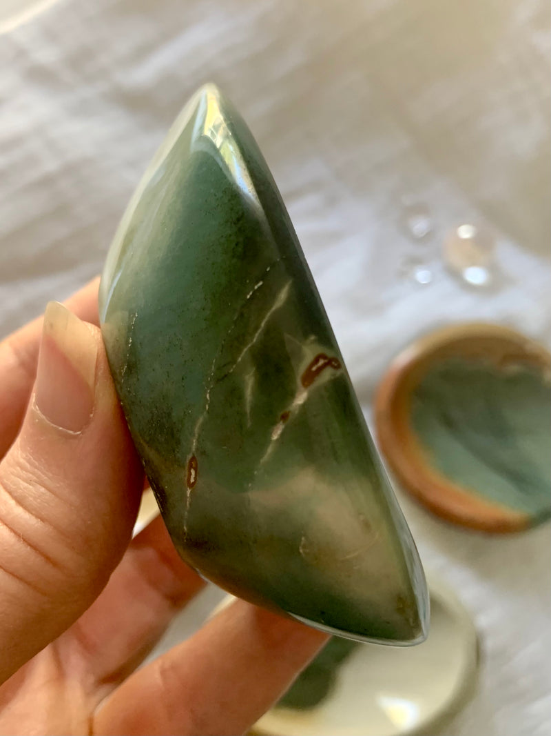 Blue Polychrome Jasper Bowl