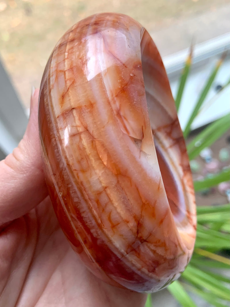 Carnelian Offering Bowl with Bullseye