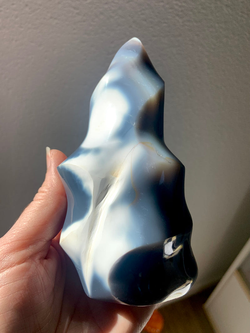 Big Orca Agate Flame