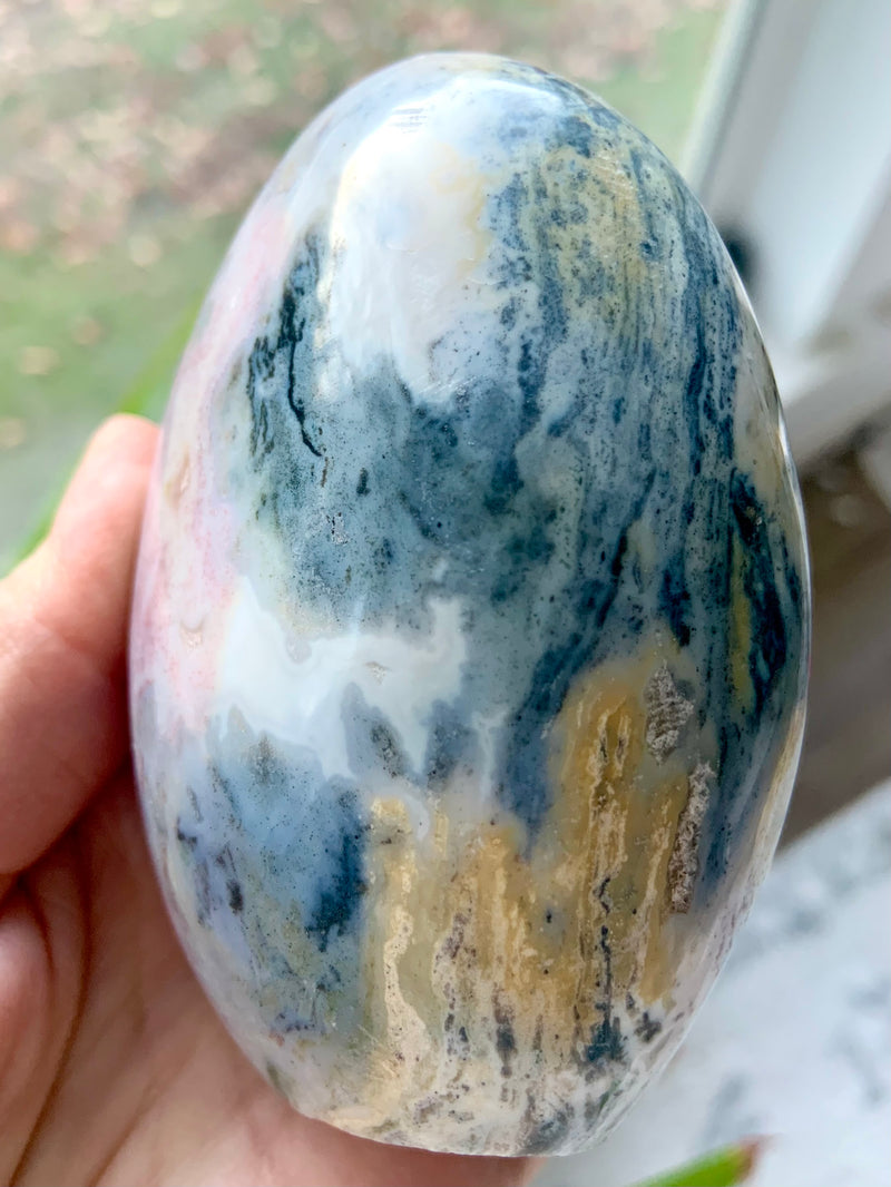 Pastel Ocean Jasper Freeform