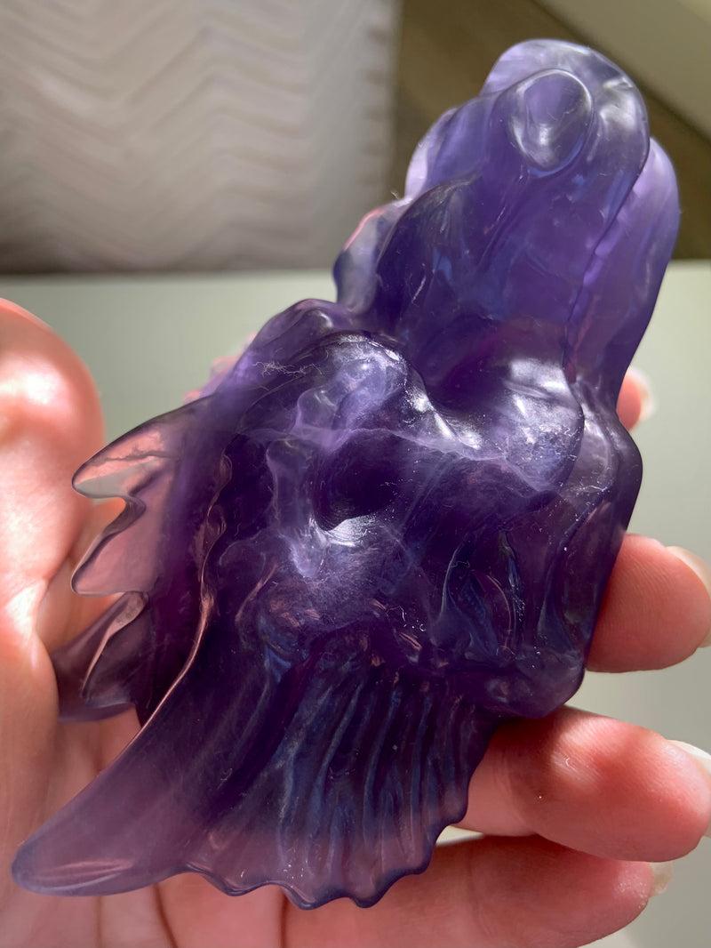 Purple Fluorite Dragon