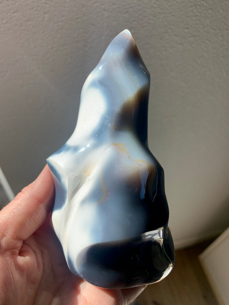 Big Orca Agate Flame