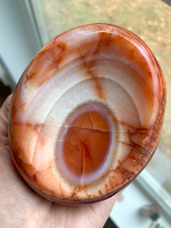 Carnelian Offering Bowl with Bullseye