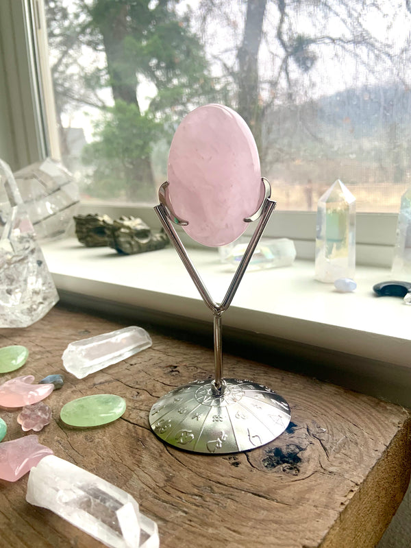 Rose Quartz Palm Stones