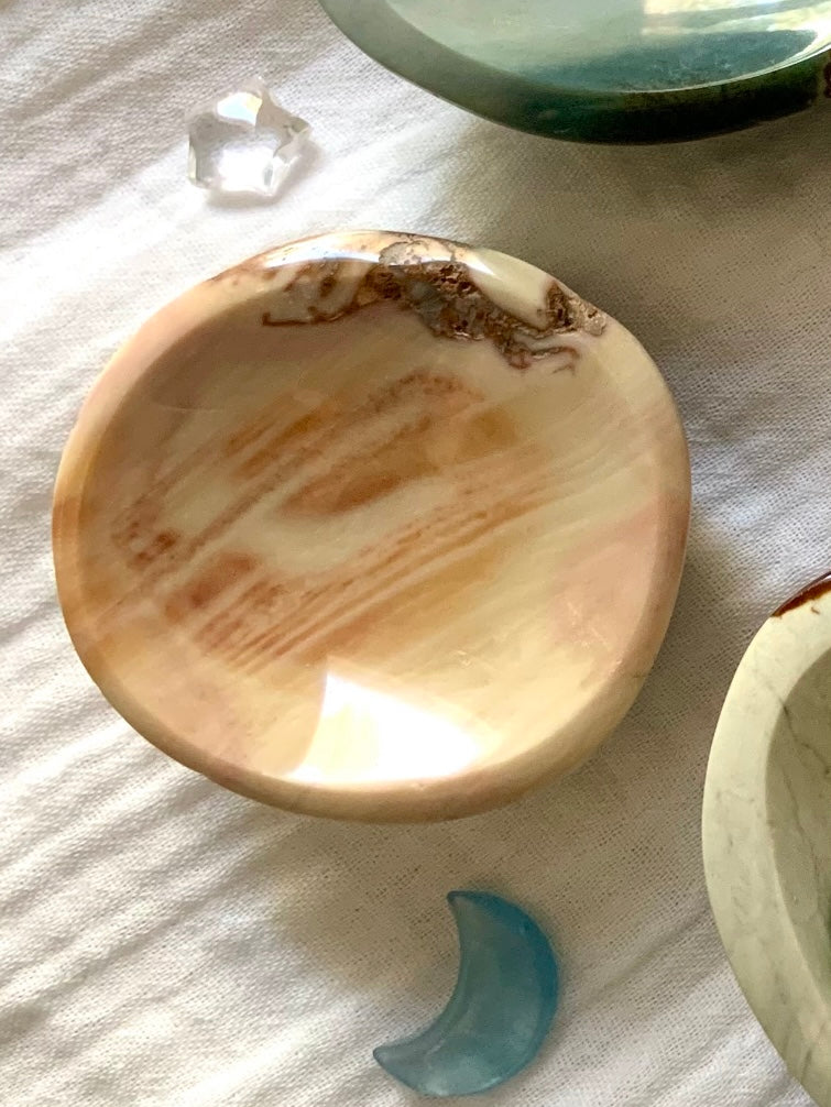 Pastel Polychrome Jasper Bowls