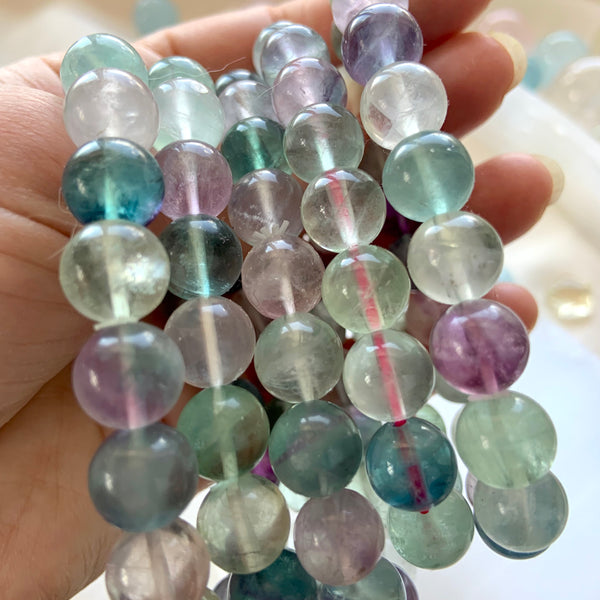 Rainbow Fluorite Bracelet — CraeVita jewelry