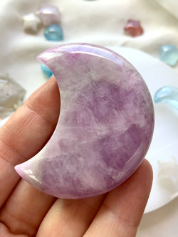 Big Kunzite Crystal Moon
